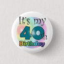 Search for 40th anniversary badges 40 years