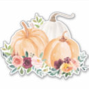 Search for thanksgiving pumpkins stickers Floral