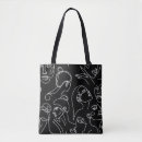Search for abstract face bags Minimalist
