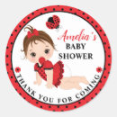 Search for baby ladybug stickers Girl baby shower