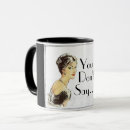 Search for retro woman mugs Illustration