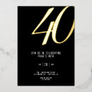 Search for fourty invitations 40th