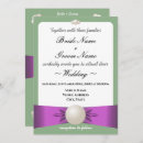 Search for pearl wedding invitations Simple