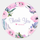 Search for pink flower wreath stickers Birthday