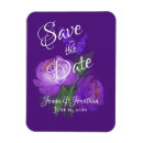 Search for purple save the date magnets Pretty