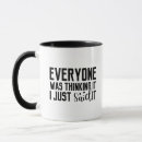 Search for i think mugs Modern