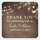 Search for wood wedding stickers Gold