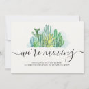 Search for desert moving announcement cards Typography
