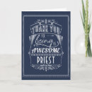 Search for priest thank you cards Appreciation