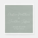 Search for eucalyptus wedding napkins Elegant
