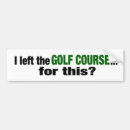 Search for courses bumper stickers Golfer