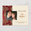 Search for embossed save the dates Gold