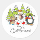 Search for polar animal stickers Festive