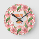 Search for pastel clocks Floral design