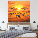 Search for african sunset art Acacia trees