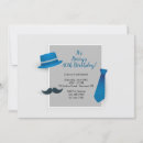 Search for mustache birthday invitations Moustache