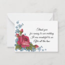 Search for forget me not thank you cards Rustic