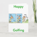 Search for funny golf cartoons cards Humour