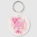 Search for puppies key rings Pink