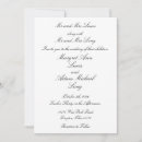 Search for cursive wedding invitations Classic