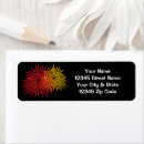 Search for fireworks return address labels Fun