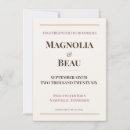 Search for pink and ivory wedding invitations Minimalist