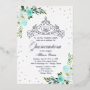Search for teal and gold quinceanera invitations Elegant