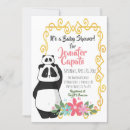 Search for panda baby shower invitations Modern