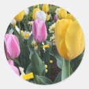 Search for happy easter tag stickers Tulips