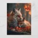 Search for red foxes postcards Nature