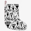 Search for black and white christmas stockings Flower