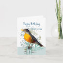 Search for robin bird birthday cards Garden