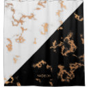 Search for black and white marble shower curtains Stylish