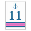 Search for nautical table cards Anchor