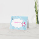 Search for aviation thank you cards Baby shower