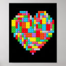 Search for love is love blocks posters Heart