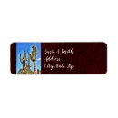 Search for southwestern return address labels Saguaro