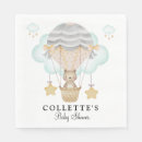 Search for hot air balloon napkins Teddy bear