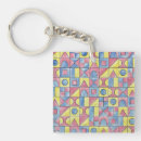 Search for red yellow blue key rings Minimalist
