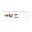 Search for pink dogwood return address labels Flowers