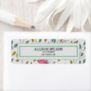 Search for botanical garden return address labels Blue