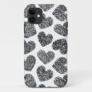 Search for black white doodle iphone cases Heart