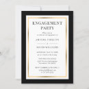 Search for white and gold engagement party invitations Modern