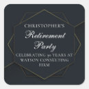 Search for retirement party stickers Elegant