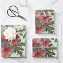 Search for poinsettia wrapping paper Pine