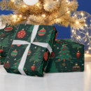 Search for dark green christmas wrapping paper Pattern