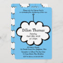Search for clouds christening invitations Baby