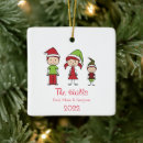 Search for family of 3 christmas tree decorations Keepsake