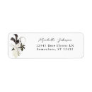 Search for two return address labels Black and white