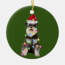 Search for schnauzer christmas tree decorations Xmas